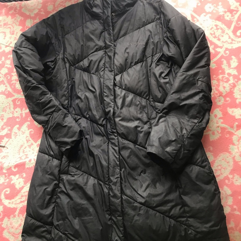 Black Columbia parka